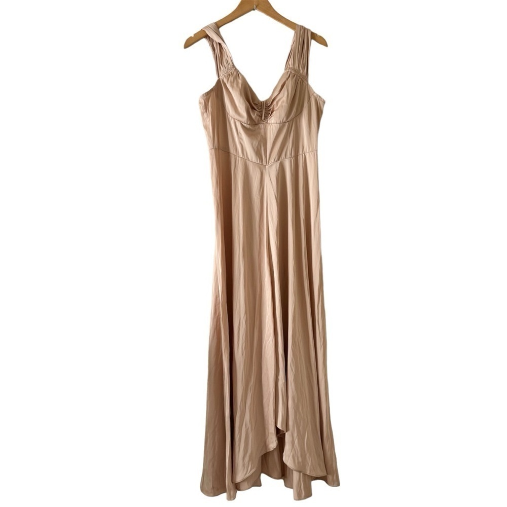 Current Air Los Angeles Satin Midi Dress